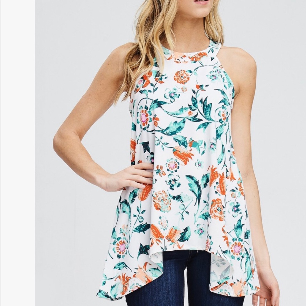 Floral tank high/low